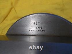 FLYNN USA No 67T BORING HEAD with 2 STRAIGHT SHANK mill tool bar holder milling