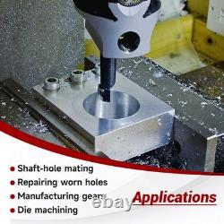 Findmall 12Pcs 3 Inch Boring Head R8 Shank 3/4 3 boring head set