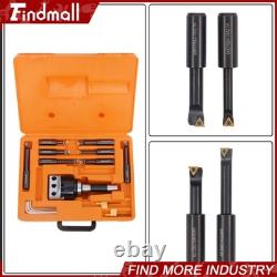 Findmall 3 Boring Head R8 Shank + 10Pcs Carbide Tipped 3/4 Boring Bar Set Findmall 3 Boring Head R8 Shank + 10Pcs Carbide Tipped 3/4 Boring Bar Set
