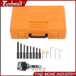 Findmall 3 Boring Head R8 Shank + 10Pcs Carbide Tipped 3/4 Boring Bar Set Findmall 3 Boring Head R8 Shank + 10Pcs Carbide Tipped 3/4 Boring Bar Set