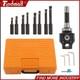 Findmall 3 Boring Head R8 Shank + 8pcs Indexable 3/4 Boring Bar Set Tcmt