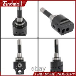 Findmall 3 Boring head R8 Shank + 8pcs Indexable 3/4 Boring Bar Set TCMT