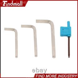 Findmall 3 Boring head R8 Shank + 8pcs Indexable 3/4 Boring Bar Set TCMT