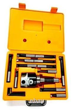 HHIP 1001-0107 3 Piece Boring Tool Set 3 Inch 3 Head Size, R8 Shank Taper