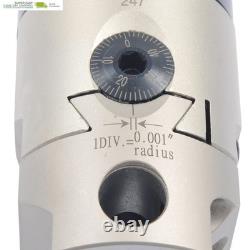 HHIP 1001-0201 Indexable Tool Set, 2 Boring Head, R8 Shank, 4 Boring Bars