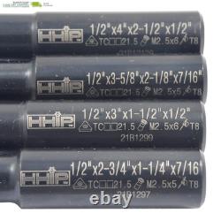 HHIP 1001-0201 Indexable Tool Set, 2 Boring Head, R8 Shank, 4 Boring Bars