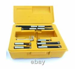 HHIP 3 Piece Boring Tool Set 3 Inch Head Shank Taper R8 3/4 Inch From China New