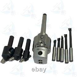 Hawk Boring Head Kit Mt1 38mm Boring Head With Tools For Milling Machines