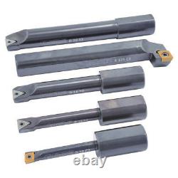 Indexable Tool Set With 3 Boring Head, R8 Shank & 8 Boring Bars (1906-0205)