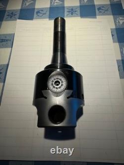 Indexing Boring Head with R8 Shank and 3/4 Tool Capacity with Boring Bar