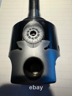 Indexing Boring Head with R8 Shank and 3/4 Tool Capacity with Boring Bar