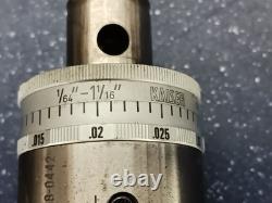 Kaiser 1/64 to 1-1/16 10mm ID Fine Boring Head CK4 22mm Shank Bar Holder. 0156