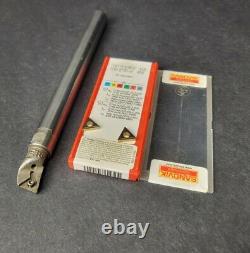 Kaiser 14mm Finish Carbide Boring Bar & E16 Head TC. Insert Machinist Modular