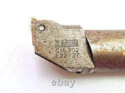 Kaiser 615.255 Solid Carbide Boring Bar 5/8 Shank 7.7 OAL with 615.302 Head