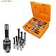 Kimllier 9pcs 2 Inch Boring Head R8 1/2 Inch Shank Boring Bar Set Carbide Tipped