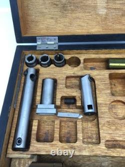 Kuroda Seiko UFB-3 Boring Head Set MT-3 M12 Milling Tool with Case Made in Japan