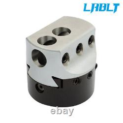 LABLT 3 Boring Head With R8 Shank and 12Pack 3/4 Carbide Boring Bar Set