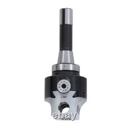 LABLT 7/16×20UNF 3/4 Boring Bar 3 Boring Head 10× R8 Shank Indexable Tipped