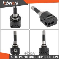 Labwork 3 inch Boring head R8 Shank + 8pcs Indexable 3/4 inch Boring Bar Set