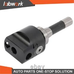 Labwork 3 inch Boring head R8 Shank + 8pcs Indexable 3/4 inch Boring Bar Set