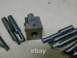 Levin Lathe Precision Boring Head ½ Shank Watchmaker Machinist 3/8 Boring Bars