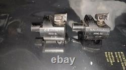 Lot Of 2 Carboloy Adjustable Boring Head Det. 4 Td-74401 Det. 3 1/2 Shank