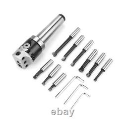 MT4- Arbor Adapter Taper Shank F1-12 50mm Boring Head 9pcs 12mm Boring Bar