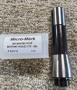 Micro Mark R8 Shank For Boring Head 7/8-20