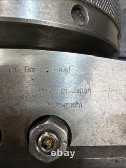 Mizoguchi MU-S-5 Automatic Boring & Facing Head Milling Machine Tool 2 Shank