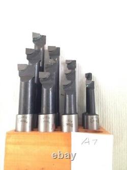 NEW 3'' PRECISION ADJUSTABLE BORING HEAD WITH R-8 SHANK. 12 pcs bor bars (A7)