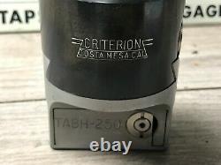 NEW CRITERION BORING HEAD TABH 250.0001 /. 001 1/2 CAP With 1 SHANK