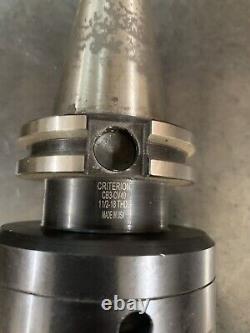 NICE! CRITERION BORING HEAD with CAT40 SHANK CB-203D