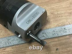 NICE CRITERION DBL 203 D BORING HEAD W. 3/4 CAP With CAT40 SHANK