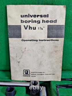Narex Universal Boring and Facing Head Vhu 1 1/4 (1.25) R8Shank