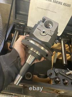 Narex VHU2-1/8 Automatic Boring Facing Head R8 Shank Bridgeport Milling Machine