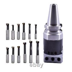 New Bt50 3inch Boring Head With 12pcs 3/4 Boring Bar Set