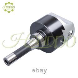 Precision 4'' Adjustable Boring Head with R8 Shank 7/16-20 Drawbar thread
