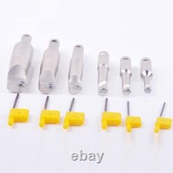 R8 Boring Head 2Inch and 1/2 Shank Bar 6pcs Set Inserts R8-2INCH