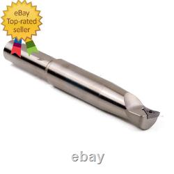 R8 Boring Head 2Inch and 1/2 Shank Boring Bar 6Pcs Set (Inserts Included) 1/2