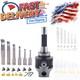 R8 Boring Head 2inch And 1/2 Shank Boring Bar Set With Inserts 3/8-4 Inch