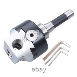 R8 Shank 4 Inch Boring Head with 1 Hole Capacity Precision Machining Tool