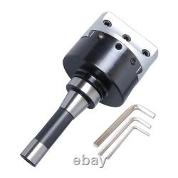 R8 Shank 4 Inch Boring Head with 1 Hole Capacity Precision Machining Tool