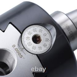 R8 Shank 4 Inch Boring Head with 1 Hole Capacity Precision Machining Tool