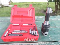 R8 Shank Boring Head & Extra Tooling, Boring Bars with Storage Case