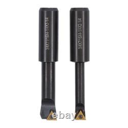 Shank R8 10Pcs 3/4 Boring Bar Set 7/16×20UNF Boring Head Sets Indexable Tipped