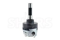 Shars 4 Adjustable Boring Head 0.0005 Radius + Removable R8 Shank NEW M