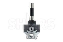 Shars 4 Adjustable Boring Head 0.0005 Radius + Removable R8 Shank NEW M