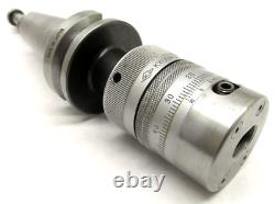 TECNARA KYUSHUKOGU 1/2 TENTH-SET BORING HEAD with BT40 SHANK #S-50