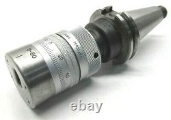 TECNARA KYUSHUKOGU 1/2 TENTH-SET BORING HEAD with CAT40 SHANK #S-50