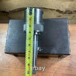 The Precision Tool Co Universal Tool / Boring Head #5 Morse Taper Shank Wood Box